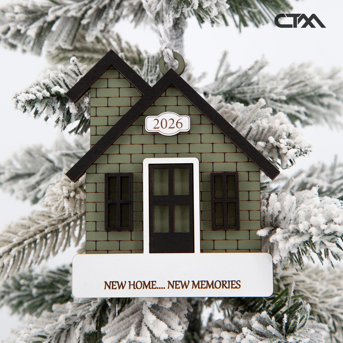 Personalized New Home Ornament Bundle