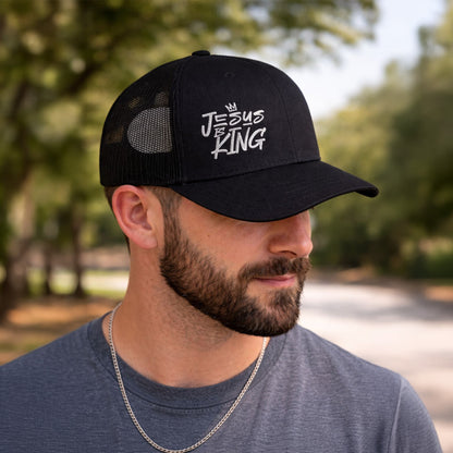 Jesus Is King Trucker Hat