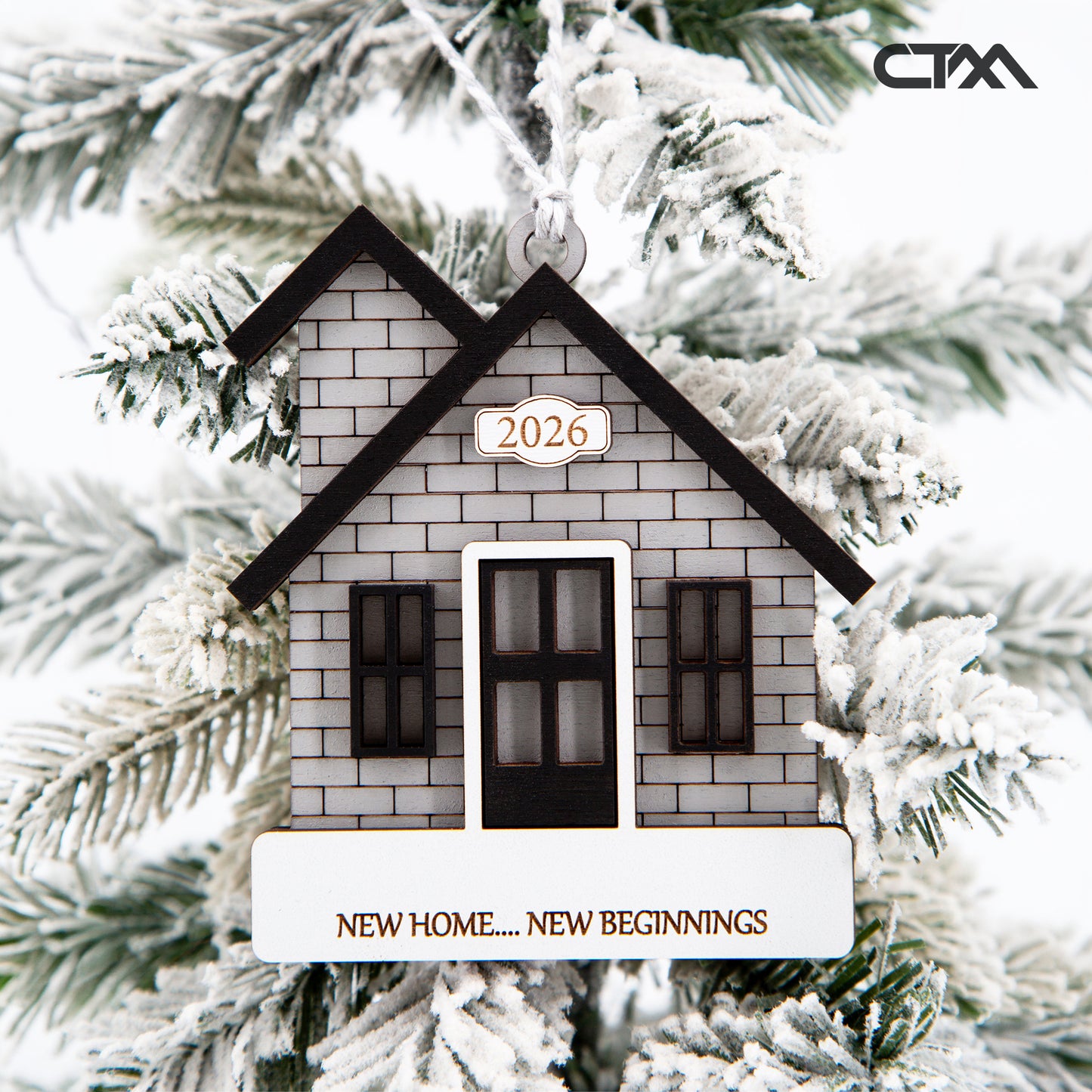 Personalized New Home Ornament Bundle