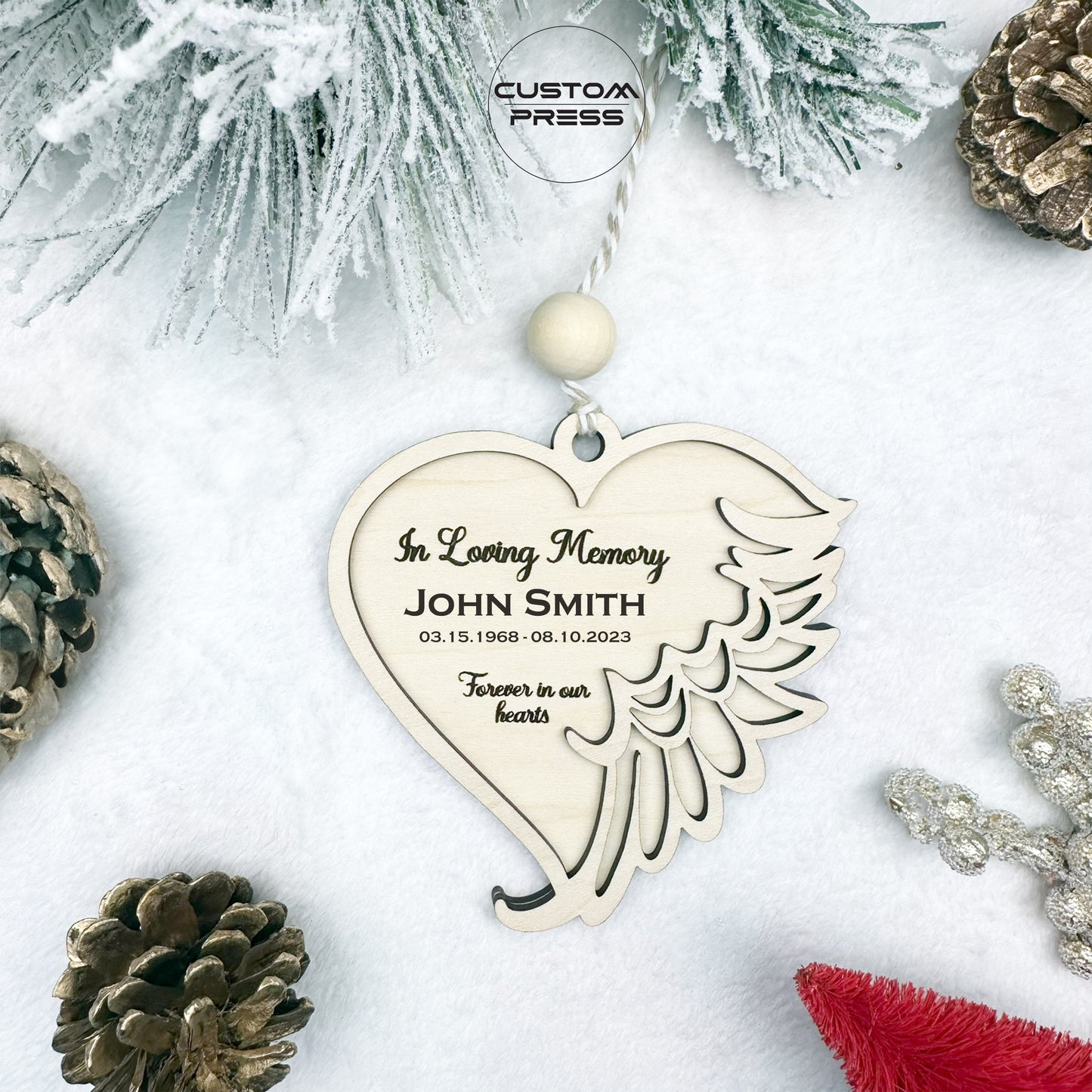 Personalized Memorial Ornament