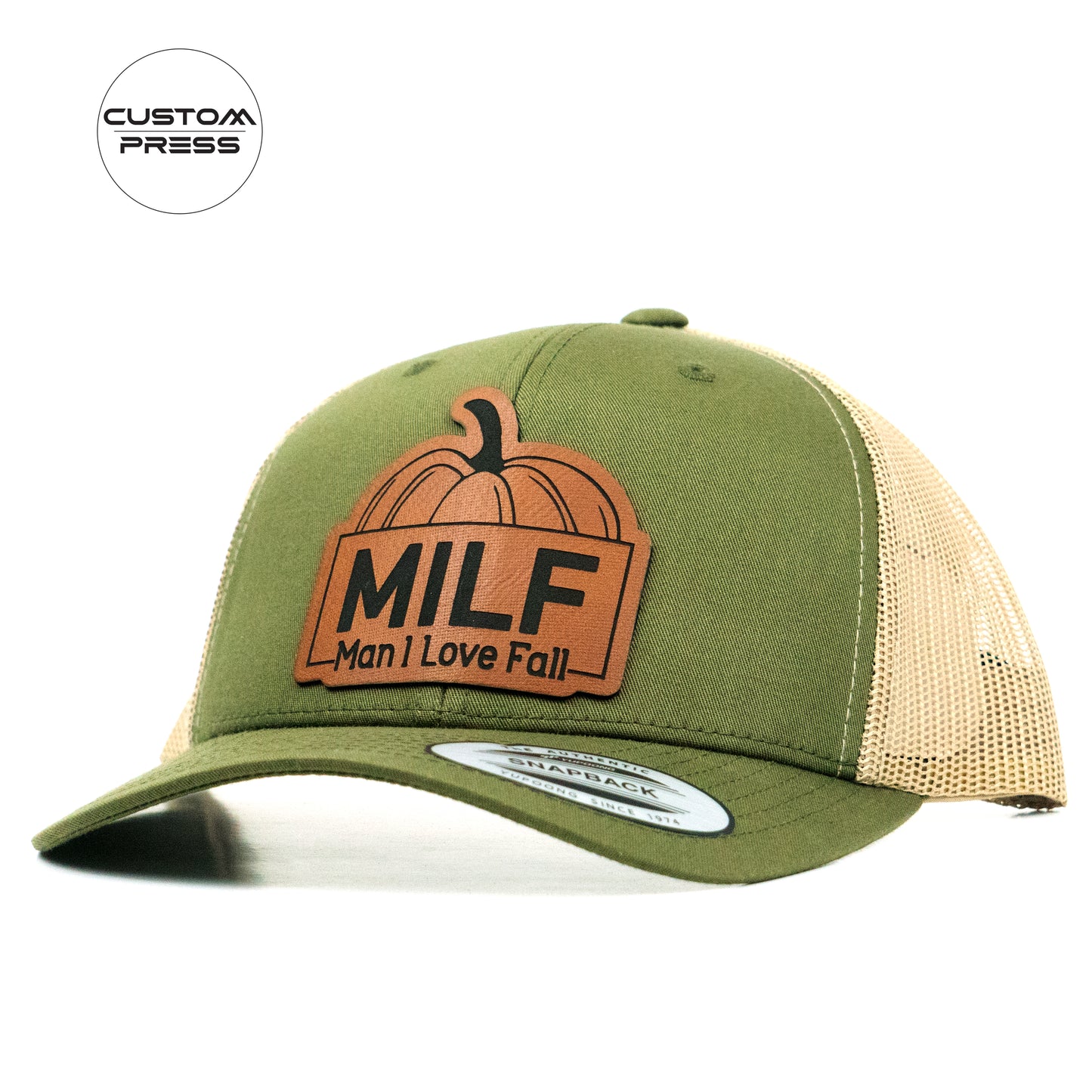 MILF Fall Pumpkin Trucker Hat