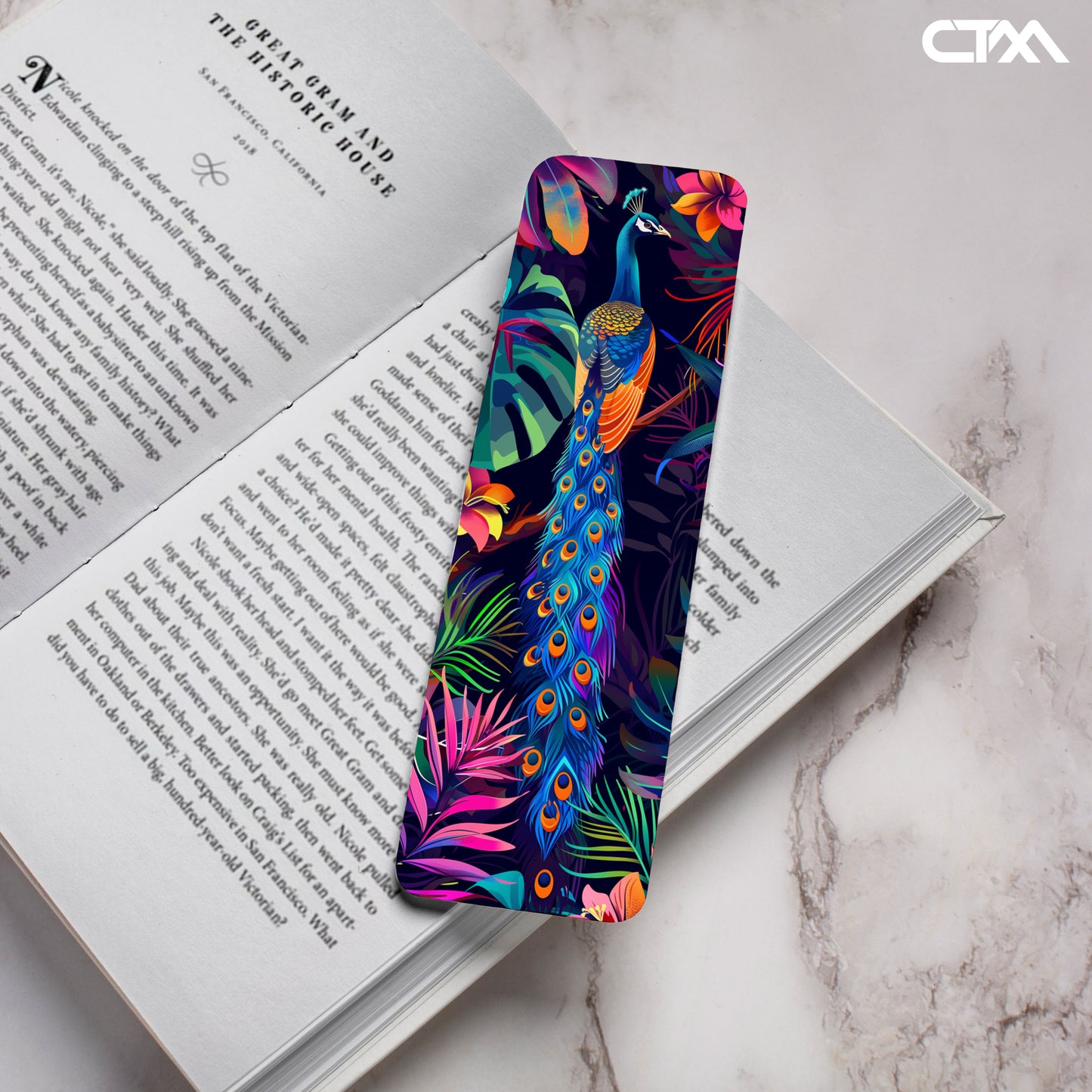 Peacock Bookmark