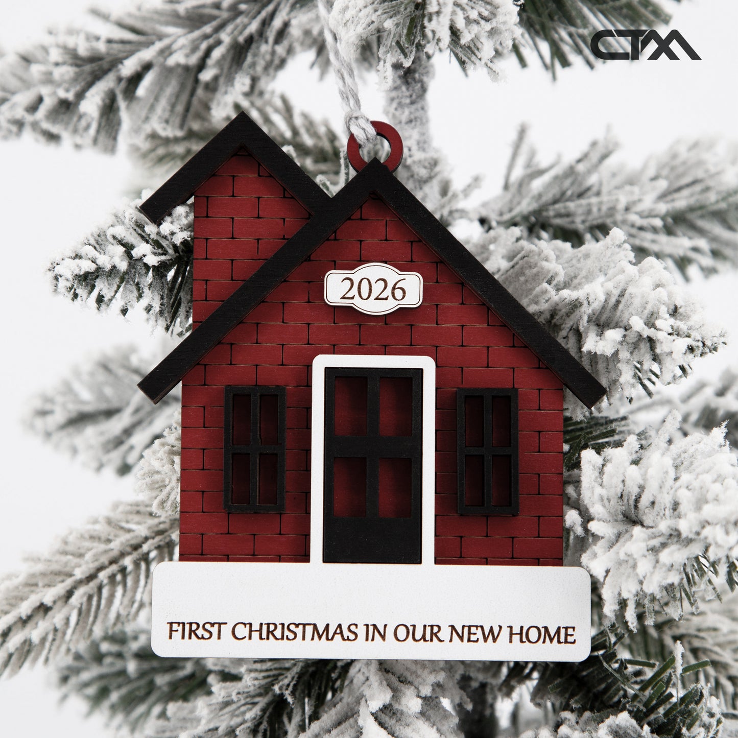 Personalized New Home Ornament Bundle