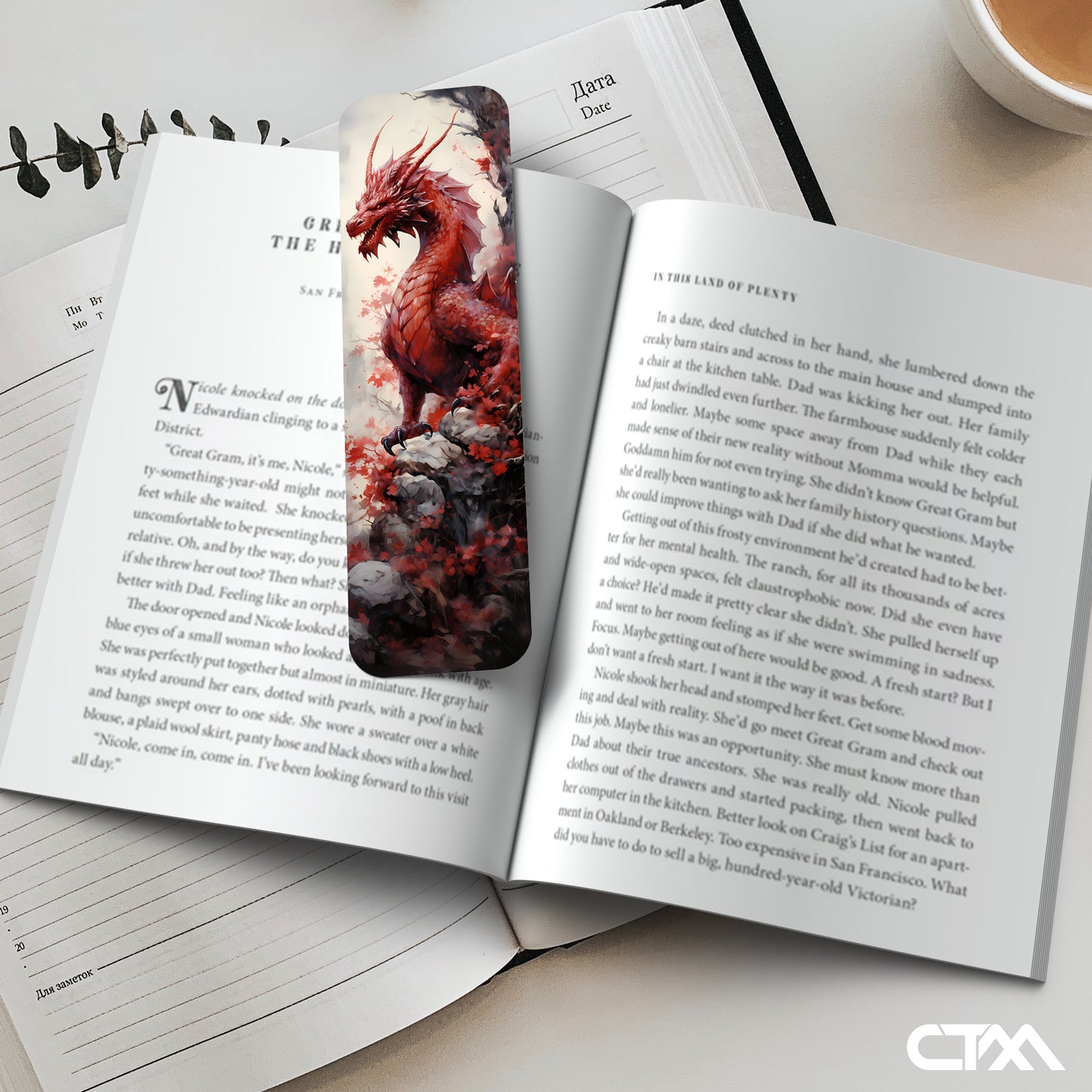 Red Dragon Bookmark