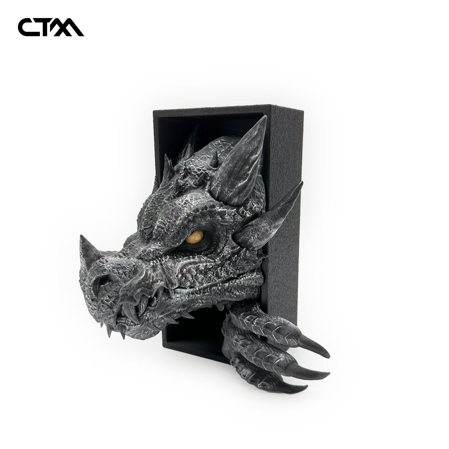 Emerging Dragon Claw and Tail Bookend