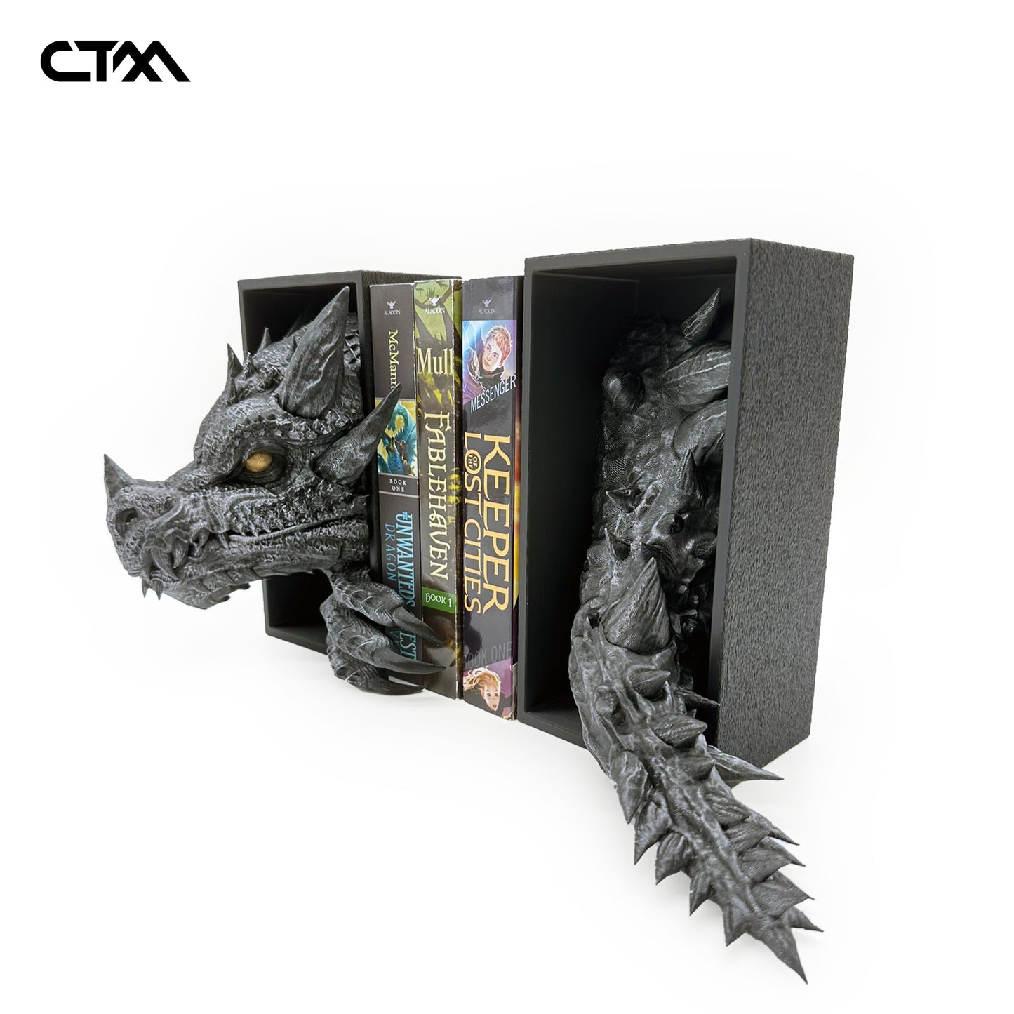 Emerging Dragon Claw and Tail Bookend