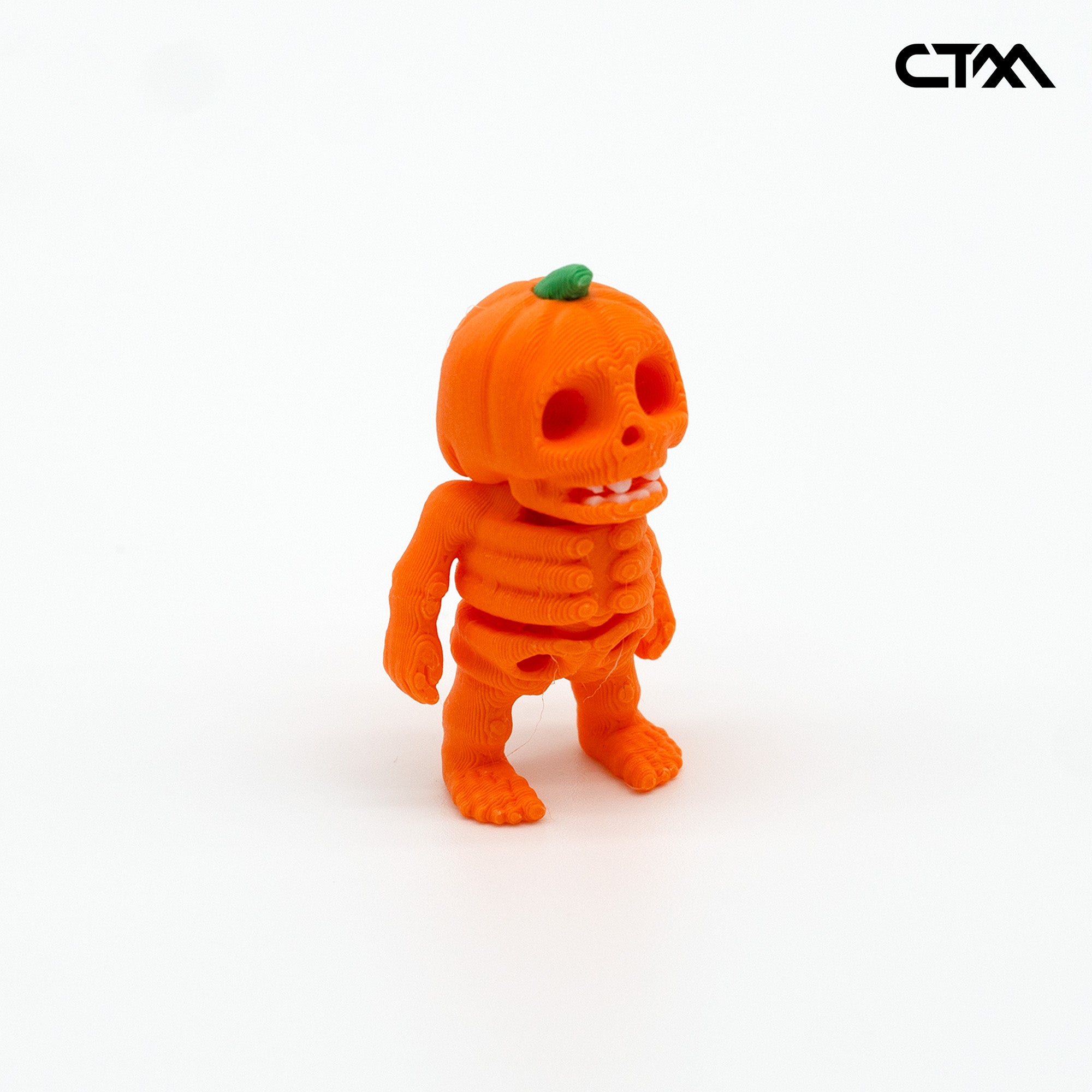 Skeleton Pumpkin Mini