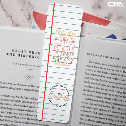 Teacher Influencer Bookmark