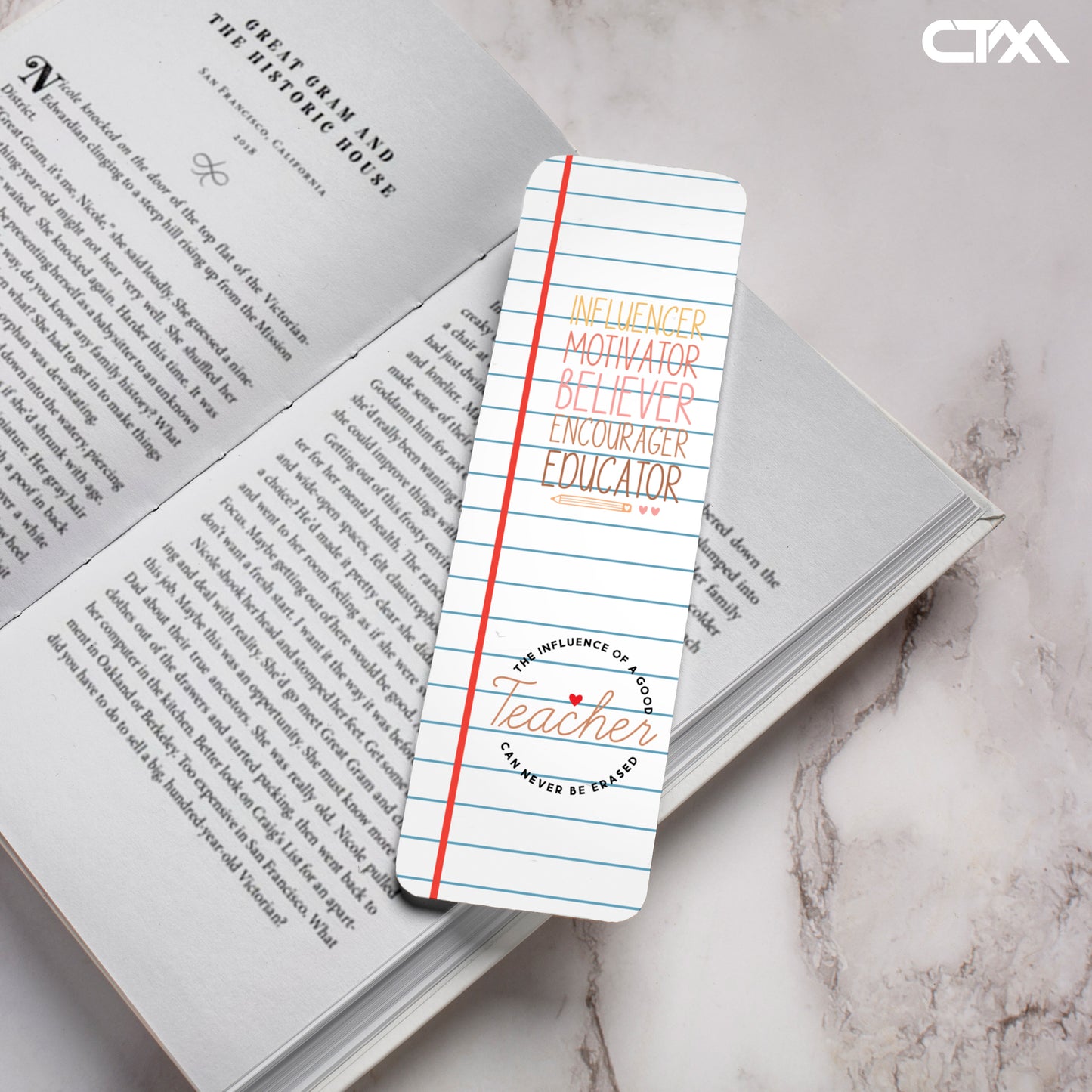 Teacher Influencer Bookmark