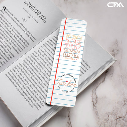 Teacher Influencer Bookmark