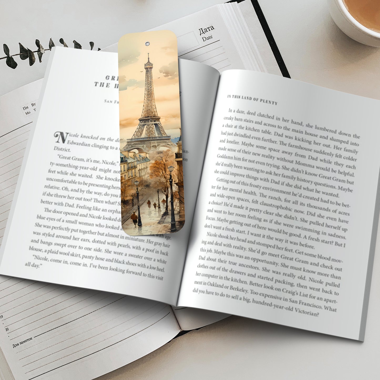 Eiffel Tower Bookmark