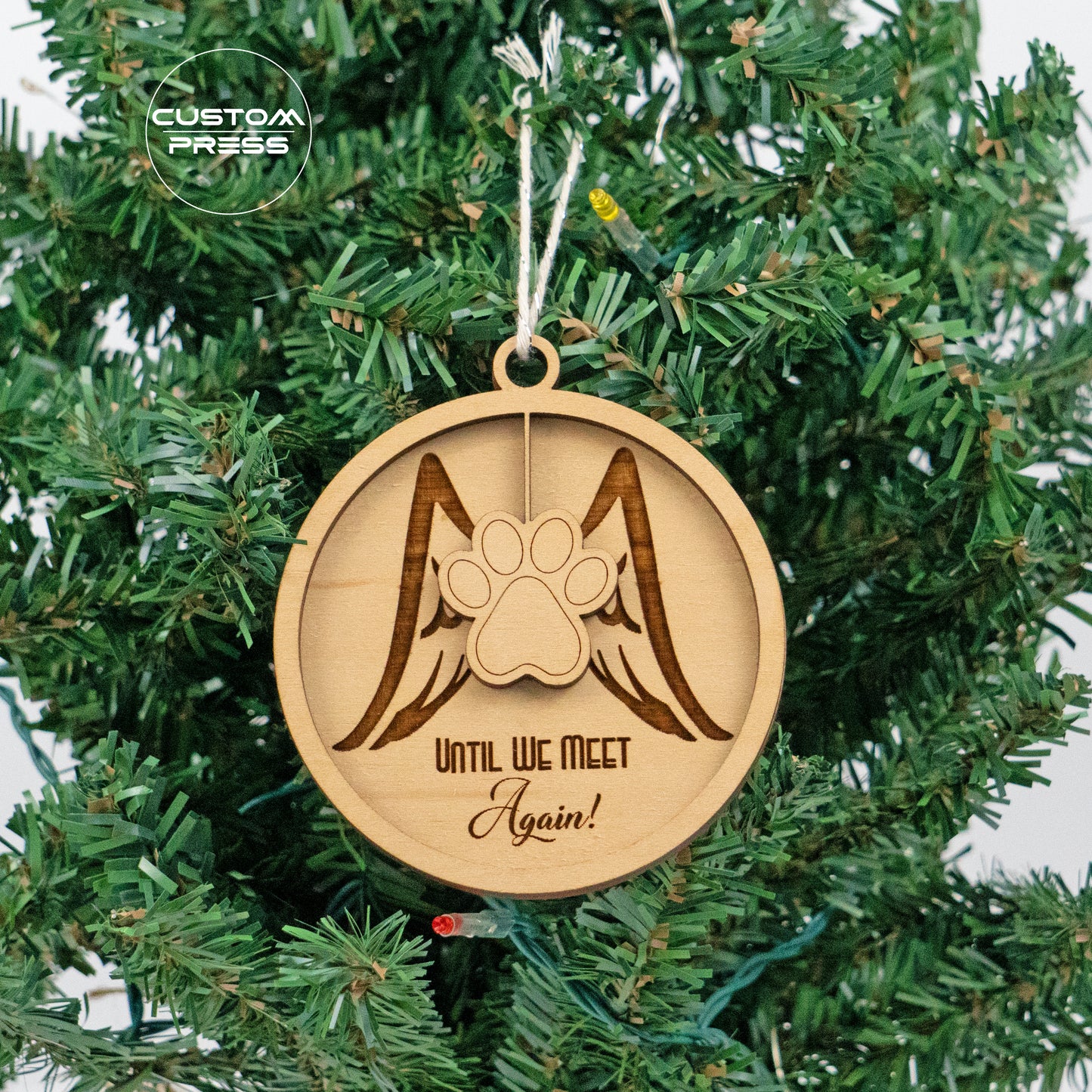 Memorial Dog Paw Ornament