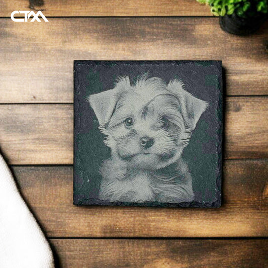 Puppy Breed Slate Coasters