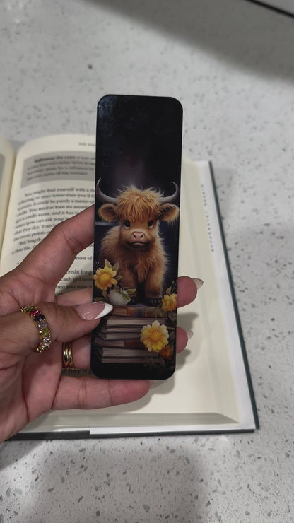 Baby Highland Cow Bookmark