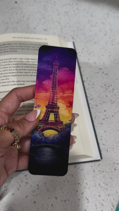 Eiffel Tower Sundown Bookmark