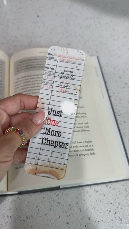 One More Chapter Bookmark