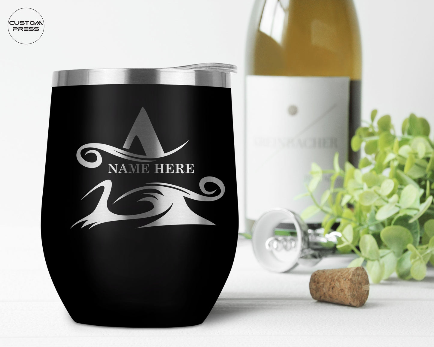 Monogram Wine Tumbler