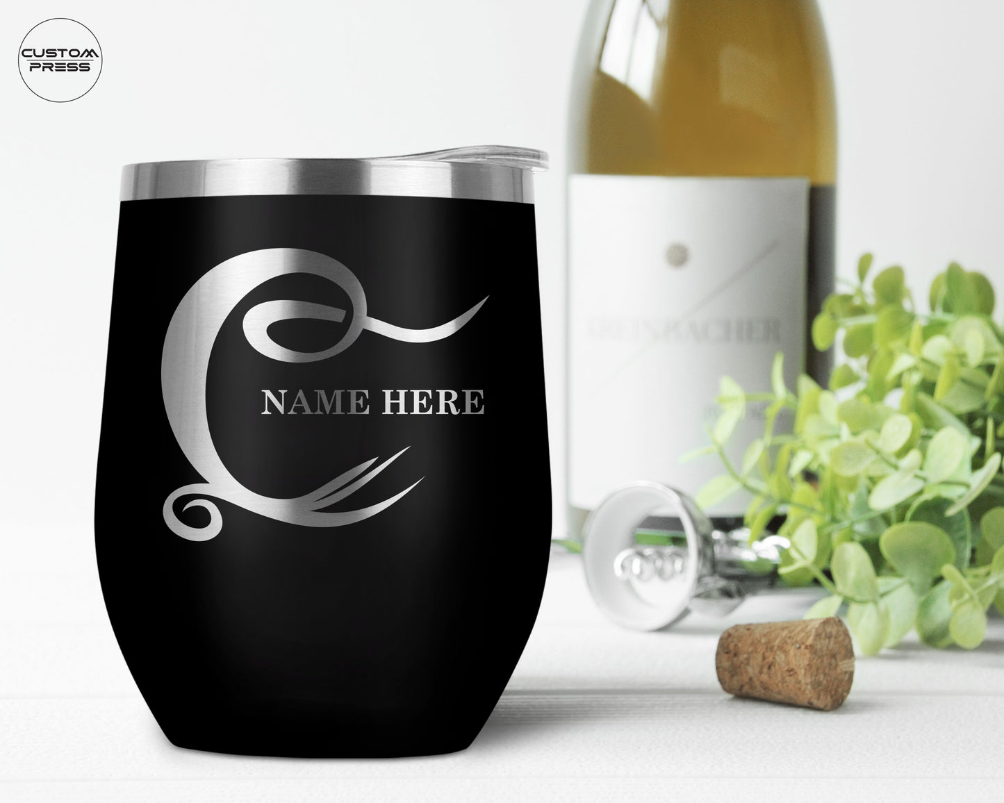 Monogram Wine Tumbler