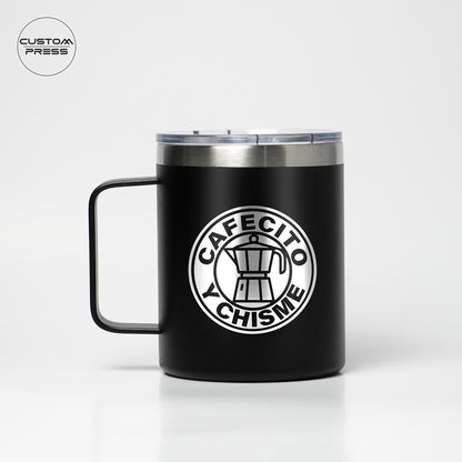 Cafecito & Chisme Stainless Steel Mug