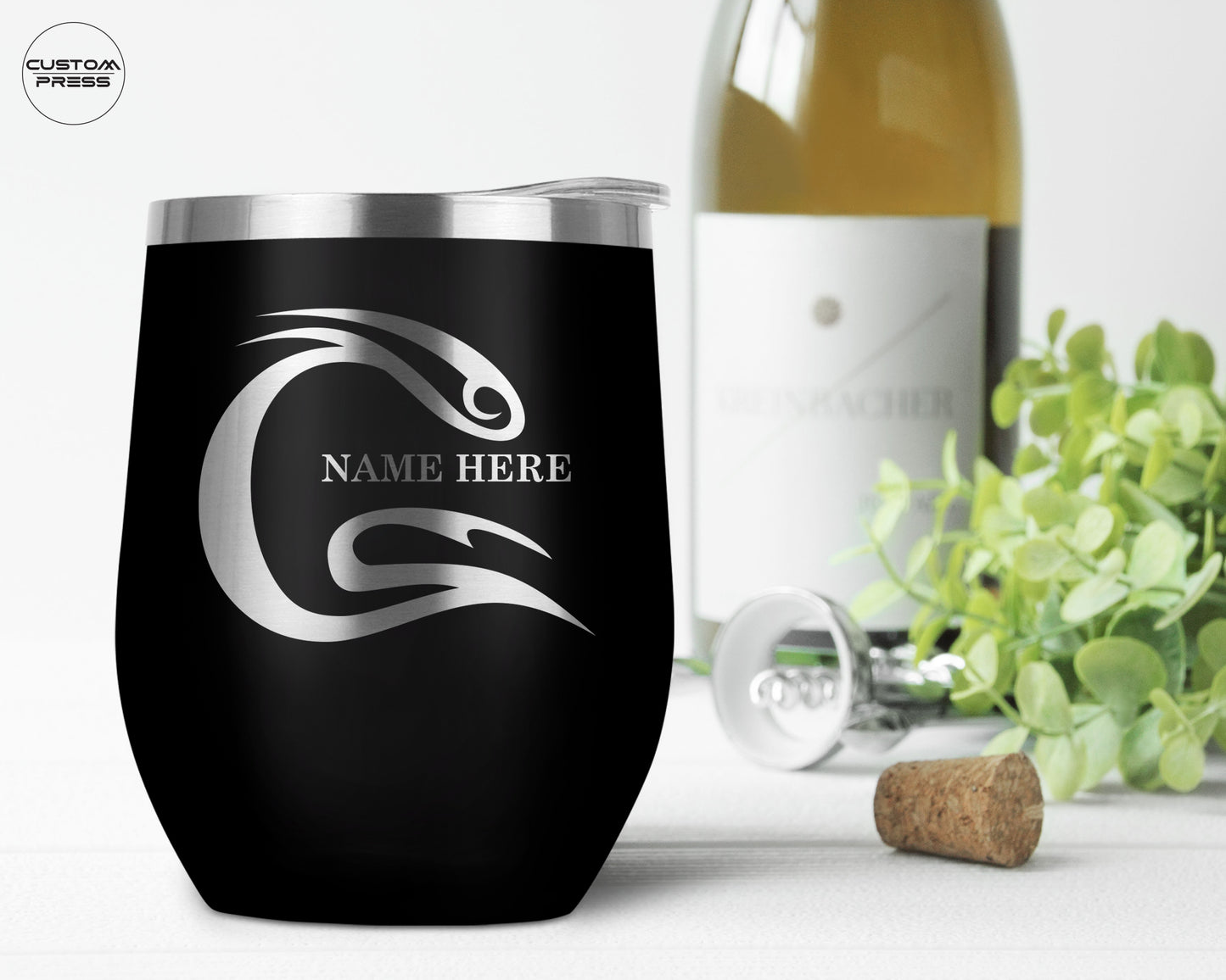 Monogram Wine Tumbler