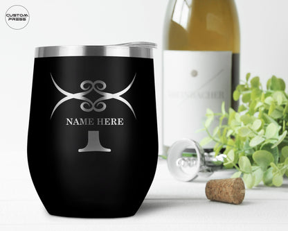 Monogram Wine Tumbler