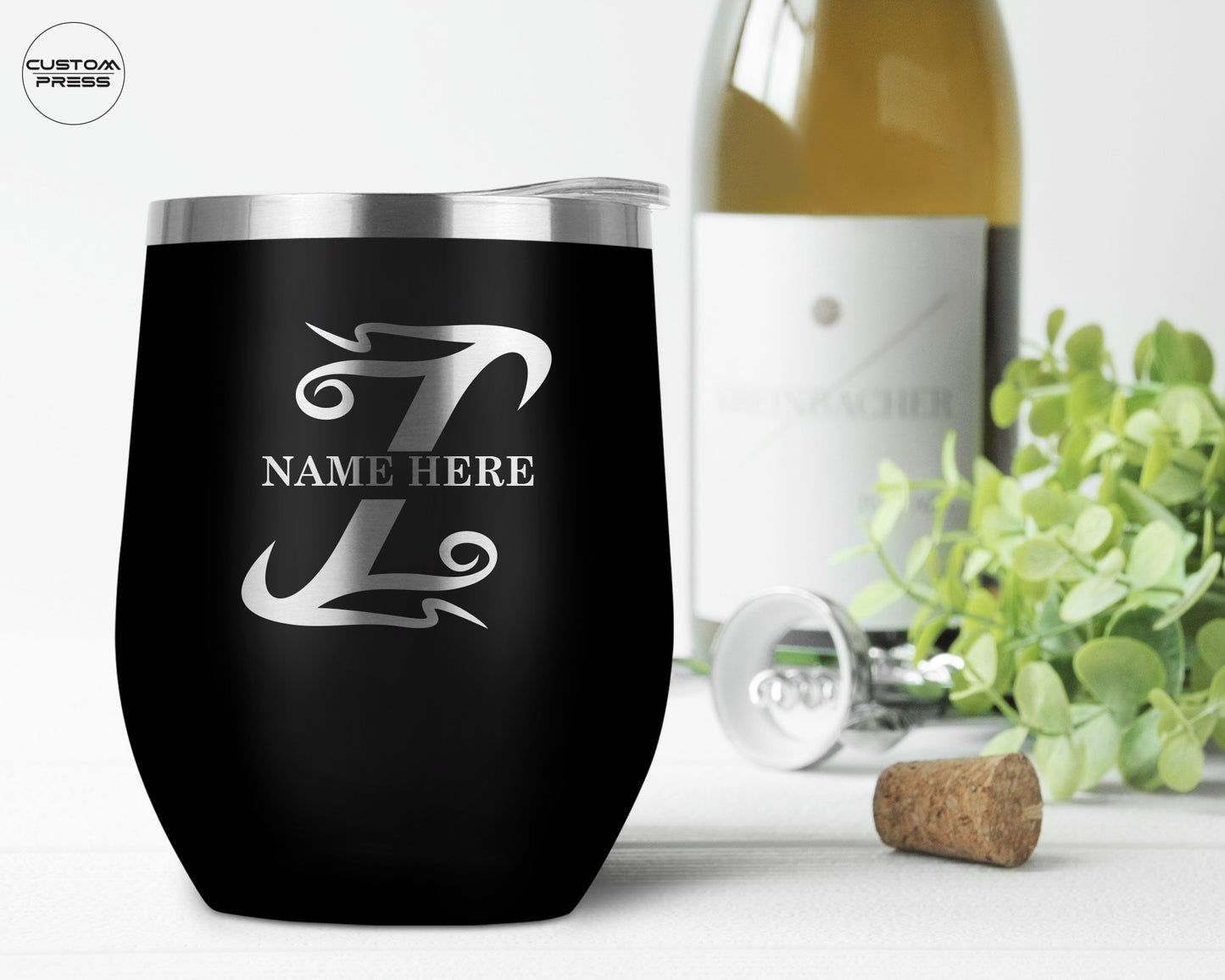 Monogram Wine Tumbler